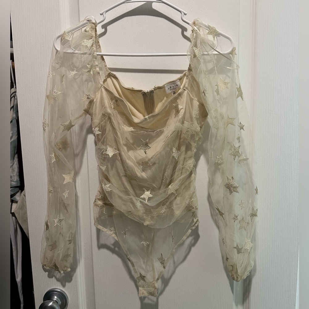 NWOT Star Long Sleeve Bodysuit